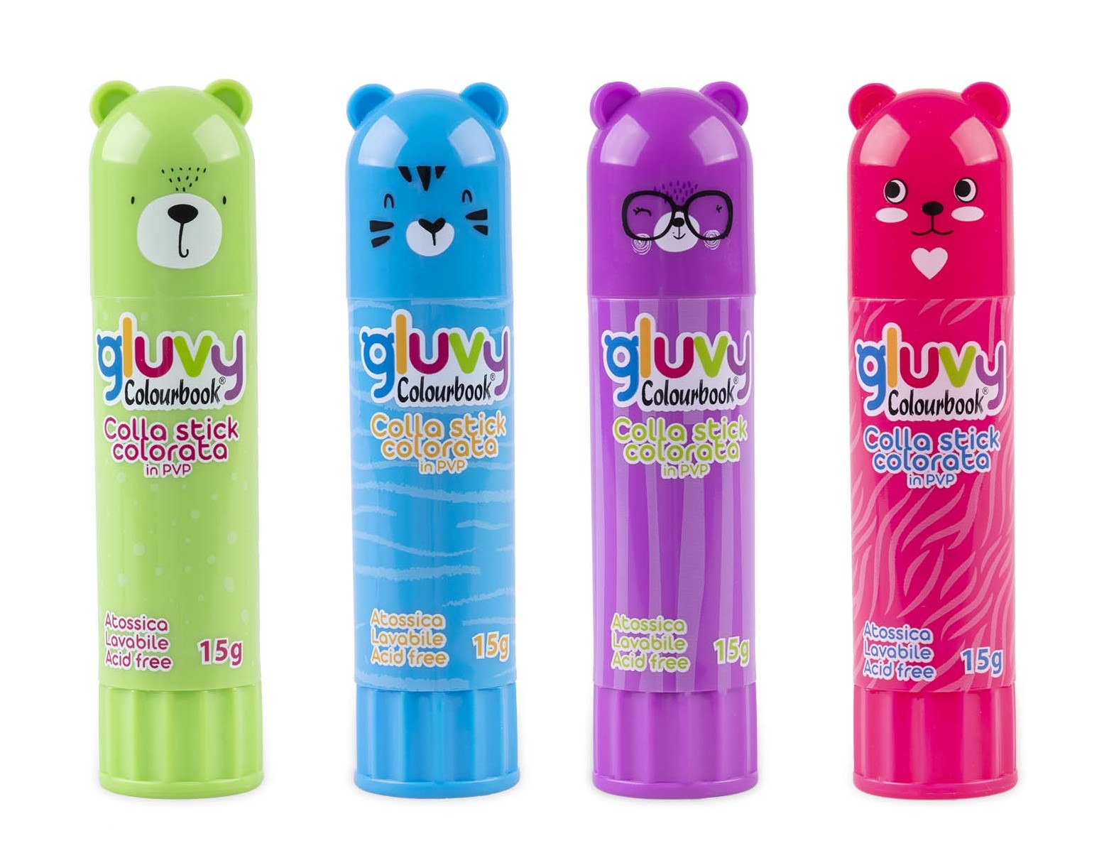 COLLA STICK COLOURBOOK GLUVY COLORATA 15GR. 